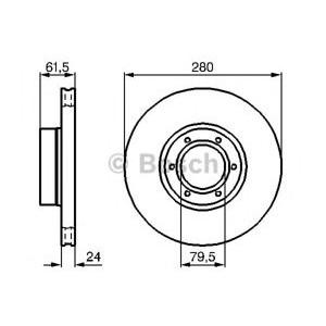 спирачен диск BOSCH 0 986 478 745 