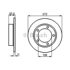 спирачен диск BOSCH 0 986 478 746 