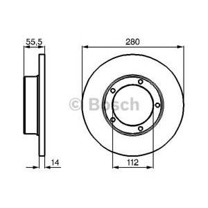 спирачен диск BOSCH 0 986 478 770