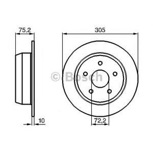 спирачен диск BOSCH 0 986 478 771 