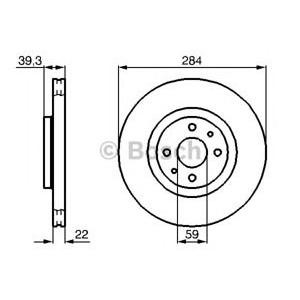 спирачен диск BOSCH 0 986 478 786