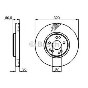 спирачен диск BOSCH 0 986 478 791 