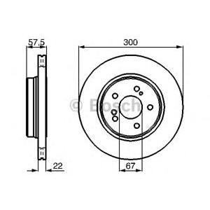спирачен диск BOSCH 0 986 478 793 