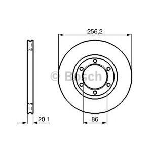 спирачен диск BOSCH 0 986 478 802 