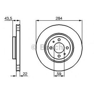 спирачен диск BOSCH 0 986 478 810 