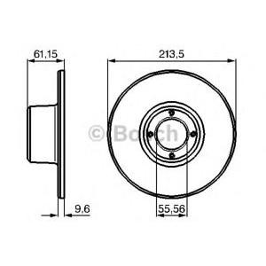 спирачен диск BOSCH 0 986 478 811