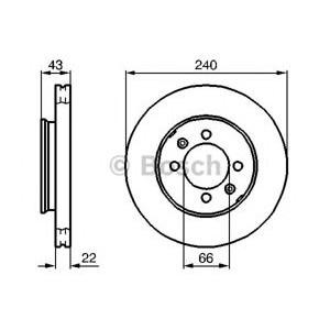 спирачен диск BOSCH 0 986 478 813