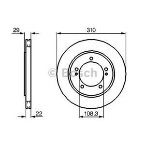 спирачен диск BOSCH 0 986 478 839