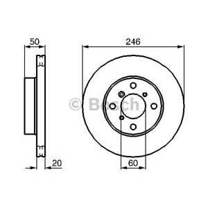 спирачен диск BOSCH 0 986 478 841