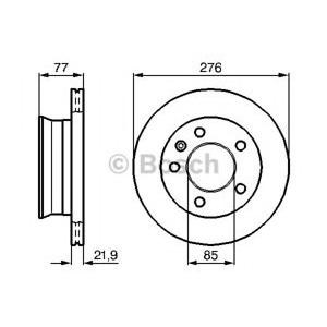 спирачен диск BOSCH 0 986 478 849 