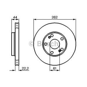 спирачен диск BOSCH 0 986 478 864 