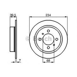 спирачен диск BOSCH 0 986 478 865 