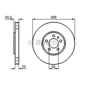 спирачен диск BOSCH 0 986 478 867 