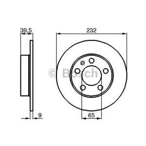 спирачен диск BOSCH 0 986 478 868