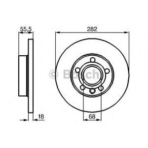 спирачен диск BOSCH 0 986 478 870 