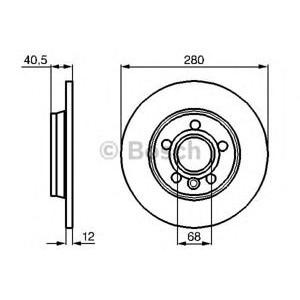 спирачен диск BOSCH 0 986 478 871