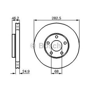 спирачен диск BOSCH 0 986 478 872