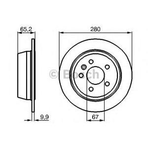 спирачен диск BOSCH 0 986 478 873 
