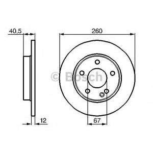 спирачен диск BOSCH 0 986 478 874 