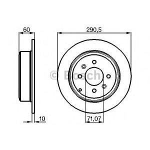 спирачен диск BOSCH 0 986 478 877