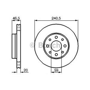 спирачен диск BOSCH 0 986 478 878 