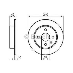 спирачен диск BOSCH 0 986 478 882