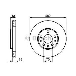 спирачен диск BOSCH 0 986 478 883 