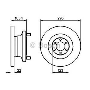 спирачен диск BOSCH 0 986 478 885