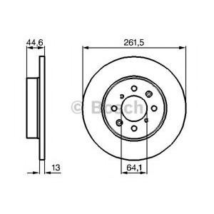 спирачен диск BOSCH 0 986 478 889