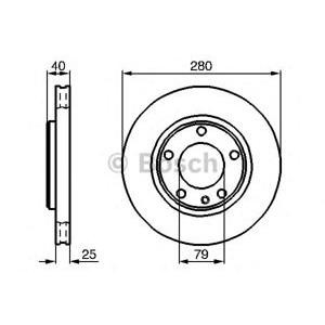 спирачен диск BOSCH 0 986 478 890