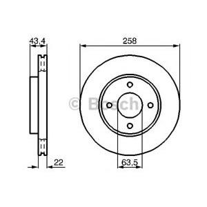 спирачен диск BOSCH 0 986 478 892