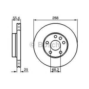 спирачен диск BOSCH 0 986 478 893