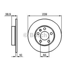 спирачен диск BOSCH 0 986 478 894