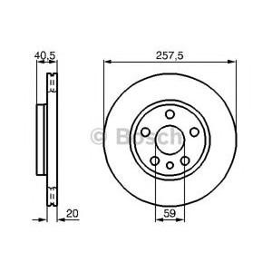 спирачен диск BOSCH 0 986 478 896 