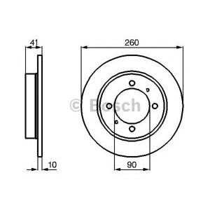 спирачен диск BOSCH 0 986 478 898