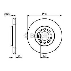 спирачен диск BOSCH 0 986 478 988