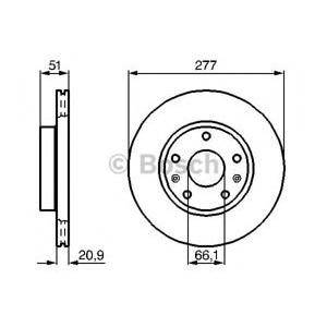 спирачен диск BOSCH 0 986 478 992 
