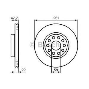 спирачен диск BOSCH 0 986 478 993 