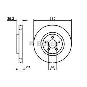 спирачен диск BOSCH 0 986 479 029