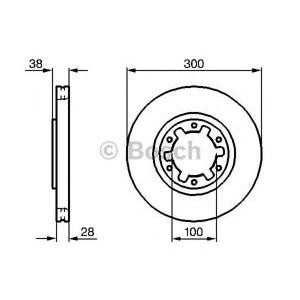 спирачен диск BOSCH 0 986 479 031 