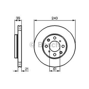 спирачен диск BOSCH 0 986 479 033