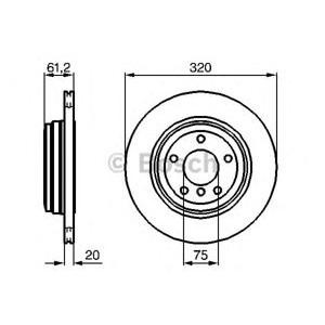 спирачен диск BOSCH 0 986 479 056 