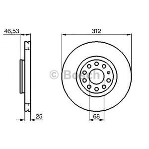 спирачен диск BOSCH 0 986 479 057