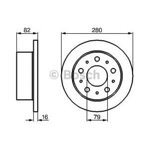 спирачен диск BOSCH 0 986 479 066