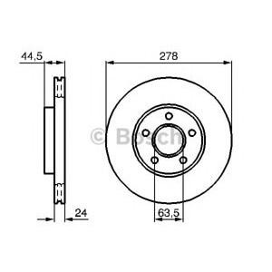 спирачен диск BOSCH 0 986 479 069