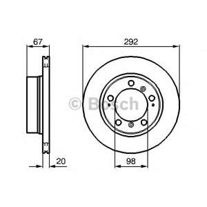 спирачен диск BOSCH 0 986 479 079 
