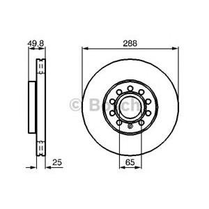 спирачен диск BOSCH 0 986 479 088 