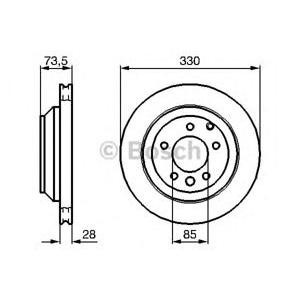 спирачен диск BOSCH 0 986 479 095 