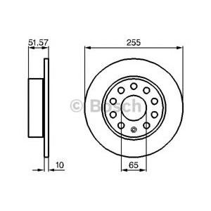 спирачен диск BOSCH 0 986 479 099