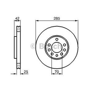 спирачен диск BOSCH 0 986 479 107